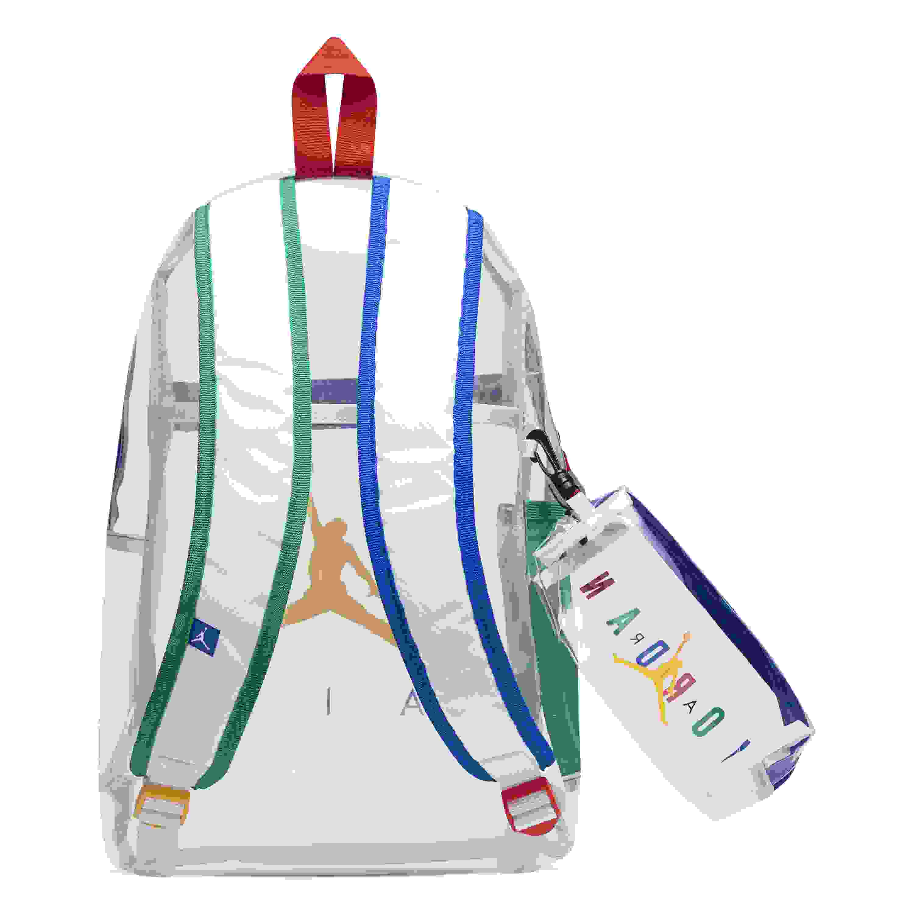 Jordan Air School Clear Multi-Color Backpack